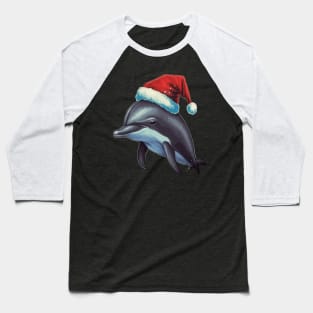 Porpoise Christmas Baseball T-Shirt